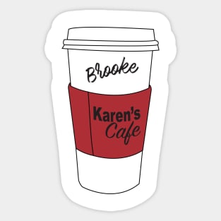 Karen's Cafe Sticker